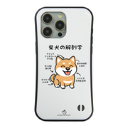ケース いぬ 犬 イラスト  柴犬 解剖学 ケース iPhone8, SE2, SE3 ~ ケースiPhone17シリーズ