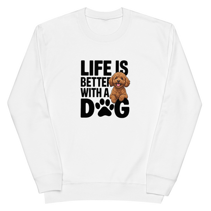 犬 トレーナー いぬ かわいい 犬イラストプードル Life is better with a Poodle