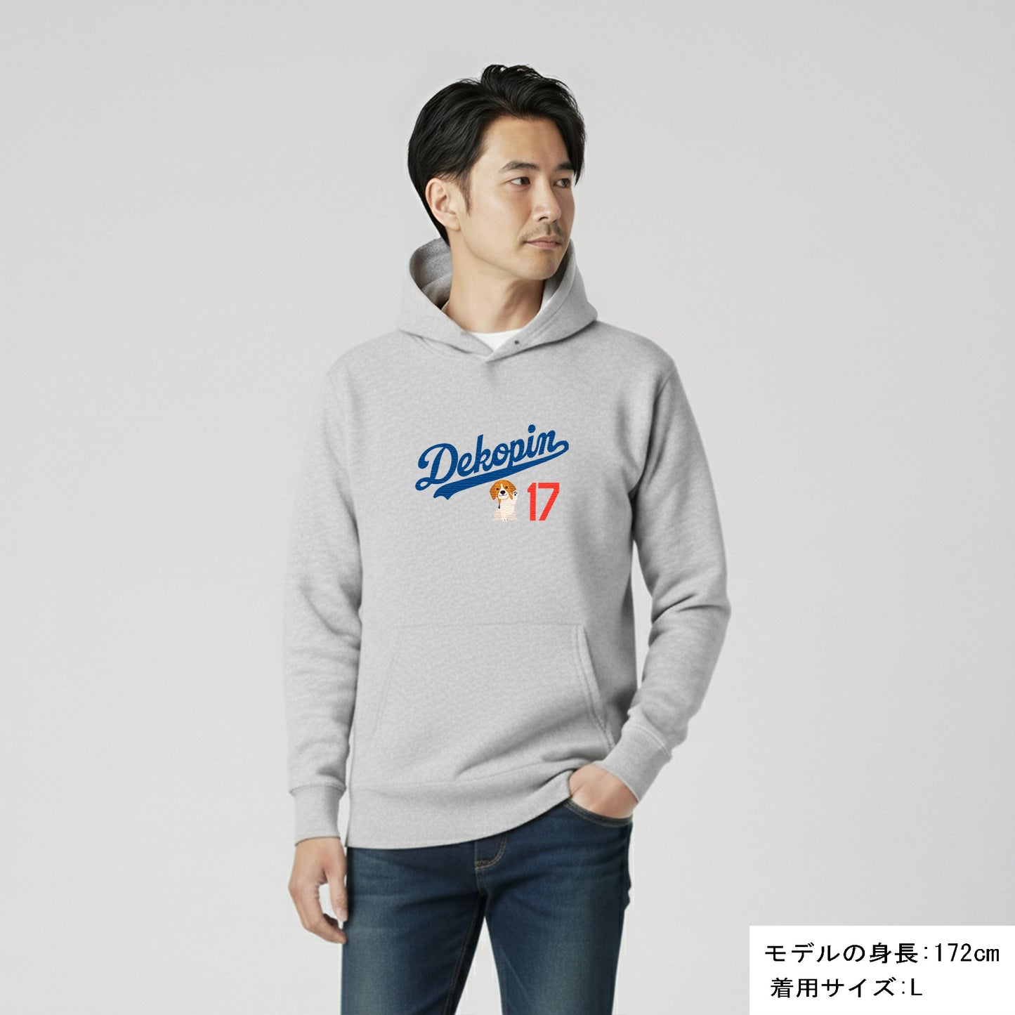 デコピンパーカー デコピン犬 パーカーいぬ コーイケルホンディエ