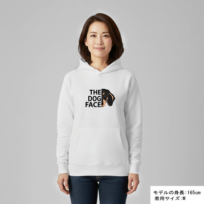 犬 パーカー 犬イラスト いぬ かわいい ダックス フンド THE DOG FACE