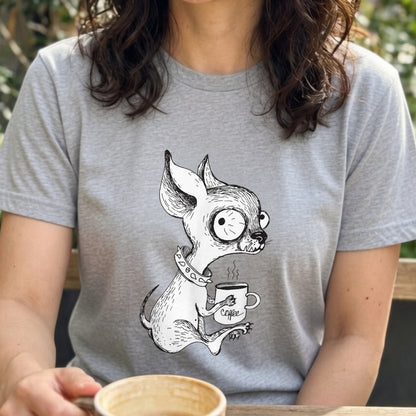 チワワ コーヒー Tシャツ かわいい 犬 Tシャツ 犬好き おしゃれ 面白い ギフト 人気
