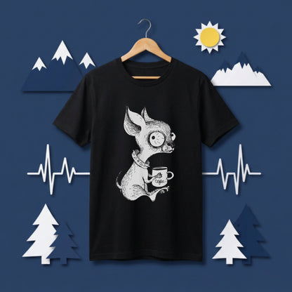 チワワ コーヒー Tシャツ かわいい 犬 Tシャツ 犬好き おしゃれ 面白い ギフト 人気