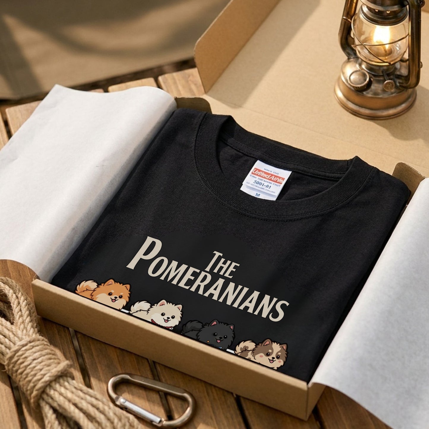 THE POMERANIANS | 横断歩道 ゆるかわ ポメラニアン パロディ Tシャツ【犬好き・愛犬家・イベント・プレゼントに最適】