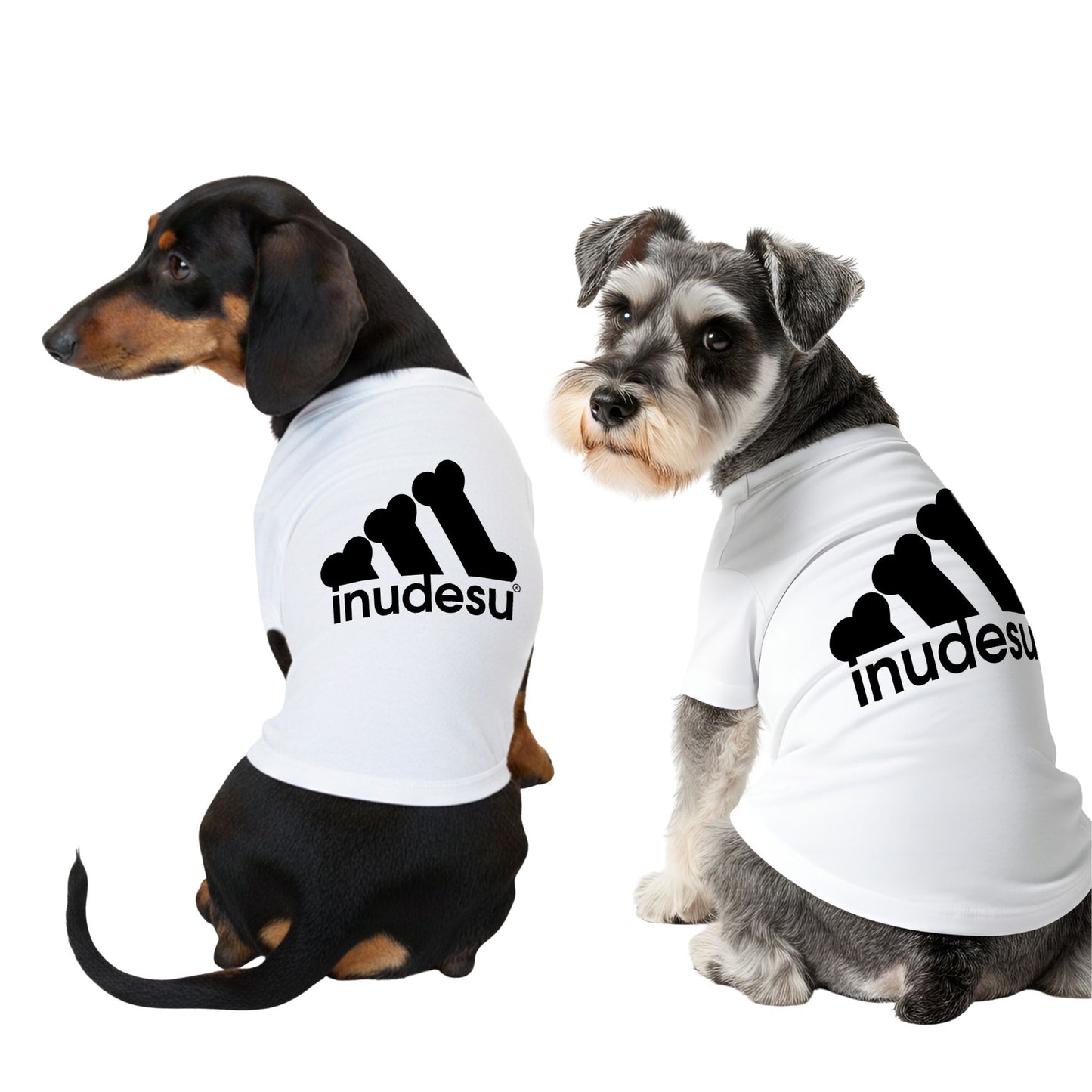 INUDESU 可愛い 犬用Tシャツ 犬服 ワンちゃんTシャツ｜綿100%・小型～中型犬