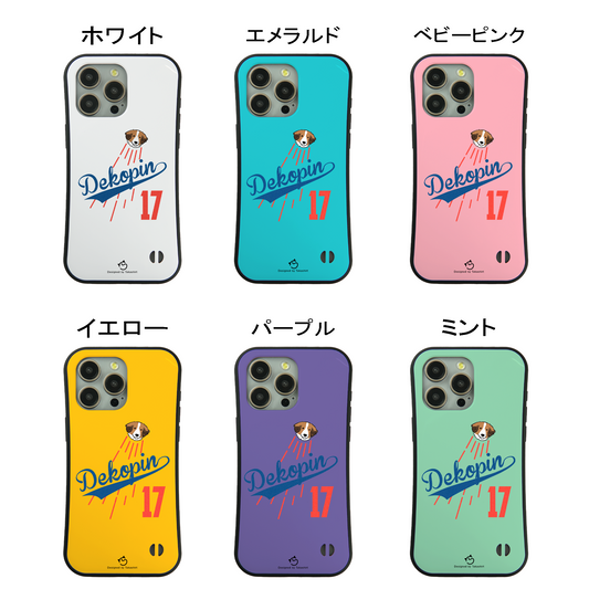 デコピン ケース いぬ 犬 コーイケルホンディエ 大谷 Dekopin ケースiPhone8, SE2, SE3 ~ ケースiPhone17シリーズ