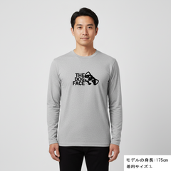 犬 ロン t 犬 長袖 t シャツ いぬ  犬イラスト 柴犬 THE DOG FACE
