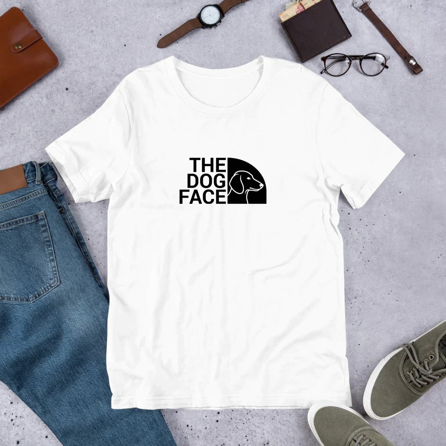 犬 tシャツ 犬イラスト THE DOG FACE ダックスフンド｜アダルト&キッズサイズ