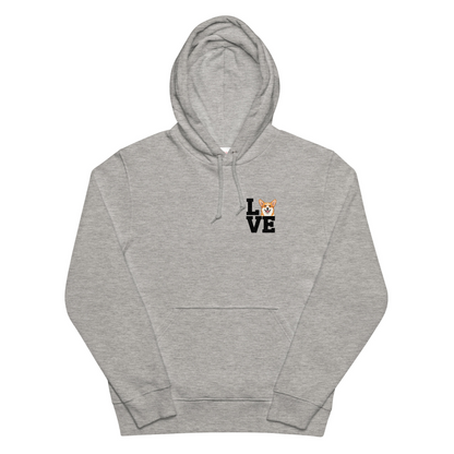 犬 パーカー 犬イラスト いぬ かわいい コーギー Love-Corgi