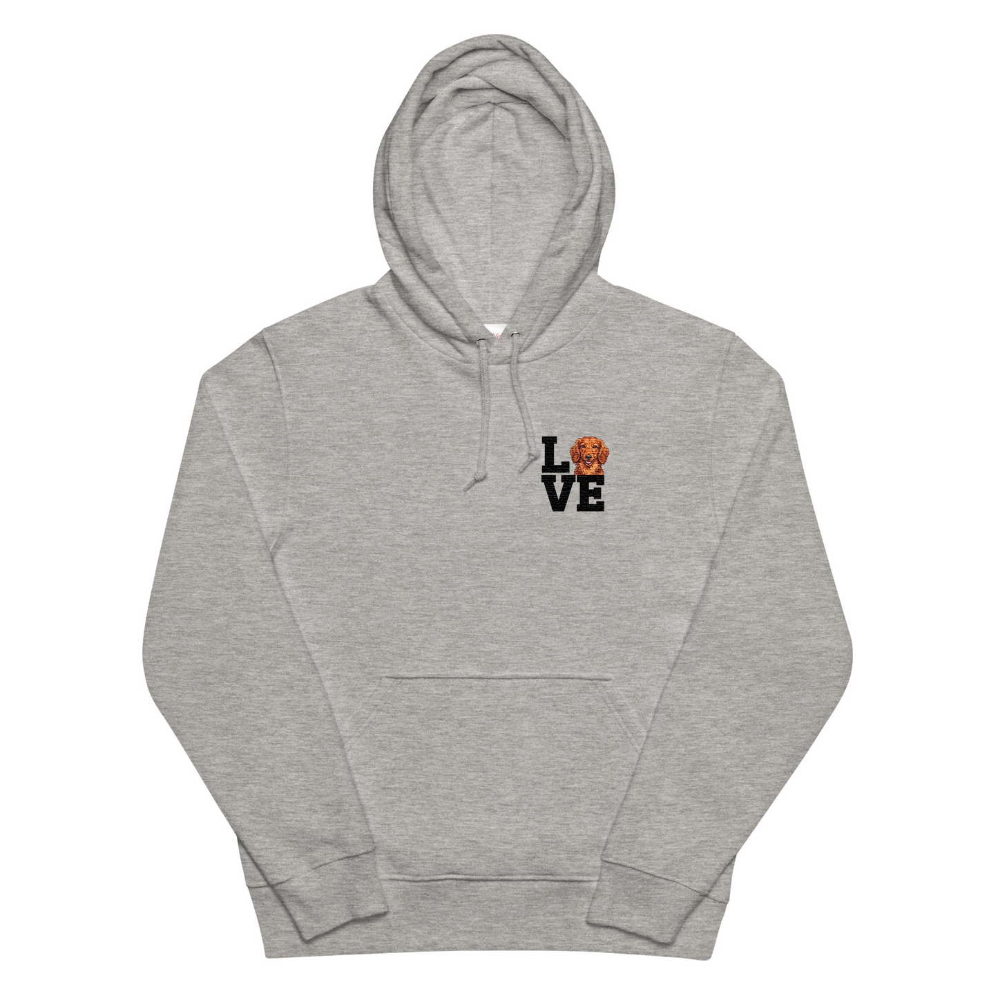 犬 パーカー 犬イラスト いぬ かわいい ダックス フンド Love-Dachshund