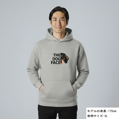 犬 パーカー 犬イラスト いぬ かわいい ダックス フンド THE DOG FACE