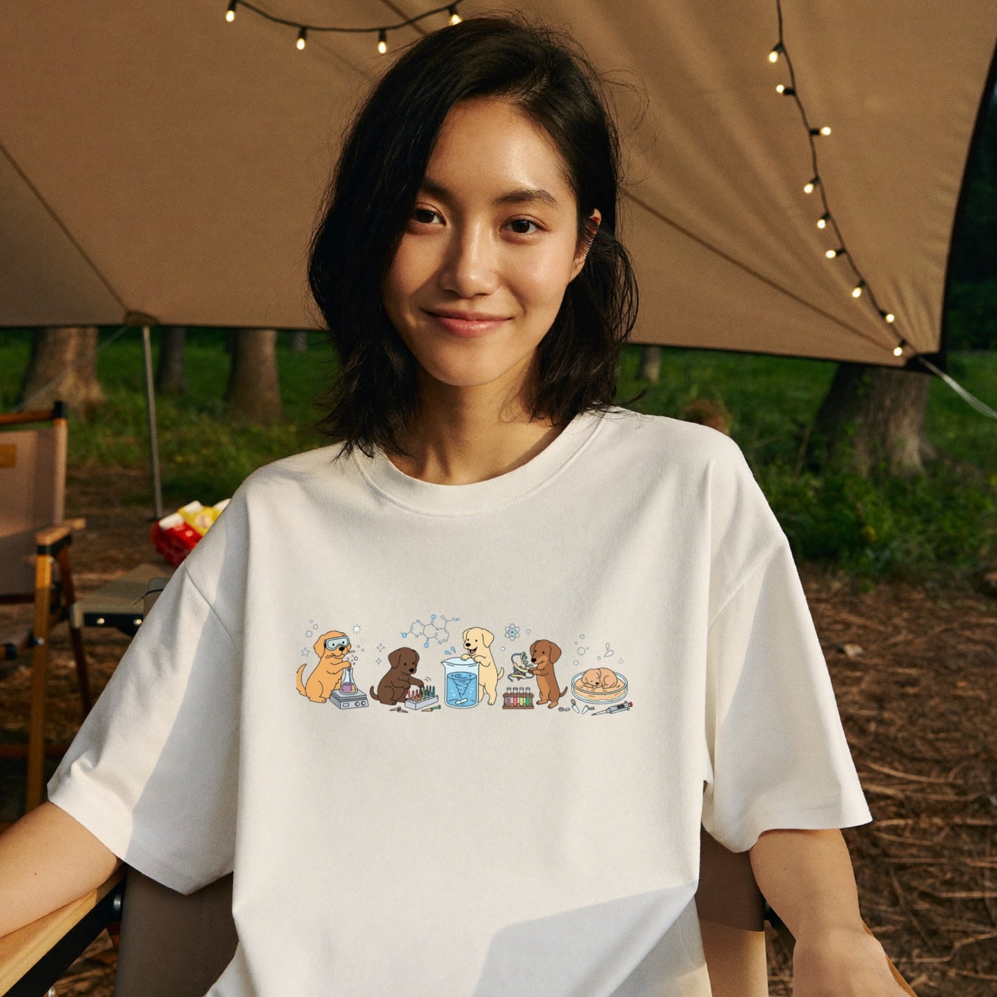 ラボの実験犬たち 犬Tシャツ | ギフト・おもしろデザイン