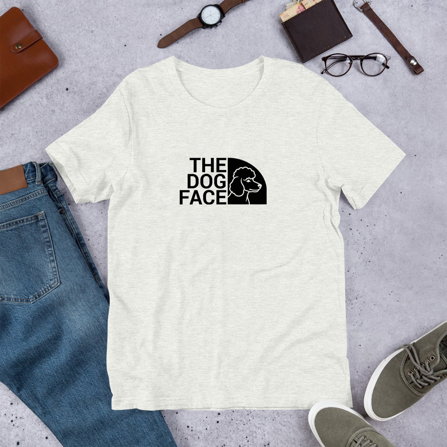 犬 tシャツ 犬イラストプードル THE DOG FACE Poodle｜アダルト&キッズサイズ