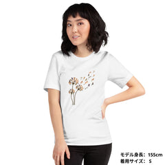 犬 tシャツ 犬イラスト チワワ タンポポ ｜アダルト&キッズサイズ