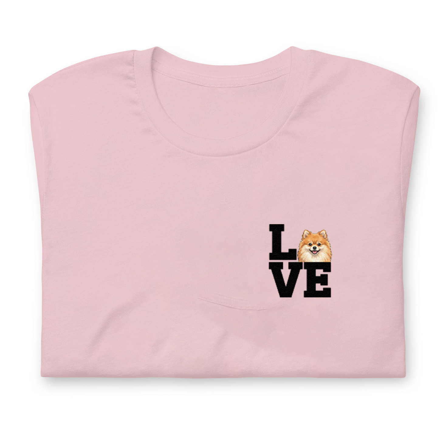 犬 tシャツ 犬イラスト ポメラニアン Love-Pomeranian｜アダルト&キッズサイズ