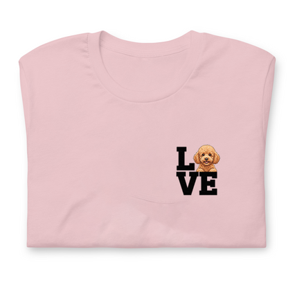 犬 tシャツ 犬イラストプードル Love-Poodle｜アダルト&キッズサイズ