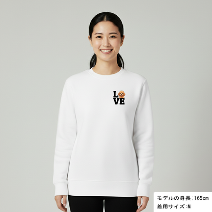 犬 トレーナー いぬ かわいい 犬イラスト プードル Love-Poodle