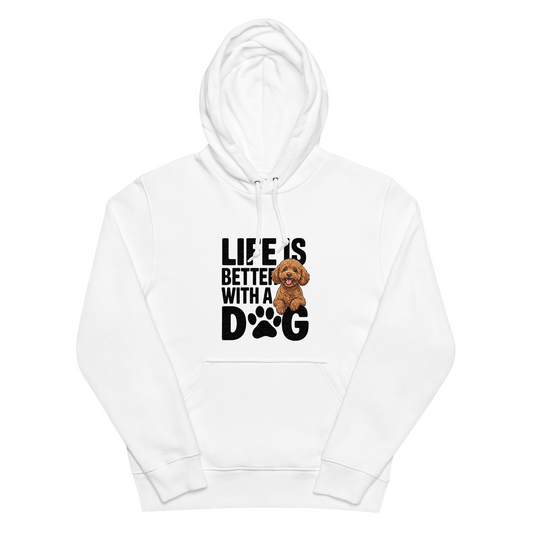 犬 パーカー 犬イラスト いぬ かわいい プードル Life is better with a Poodle