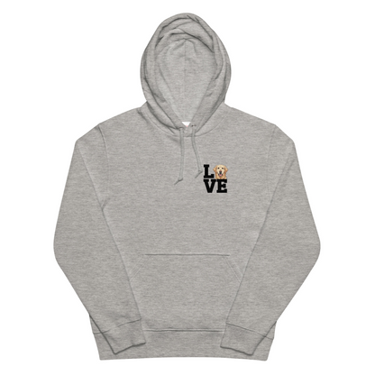 犬 パーカー 犬イラスト いぬ かわいい ゴールデンレトリバー Love-Golden