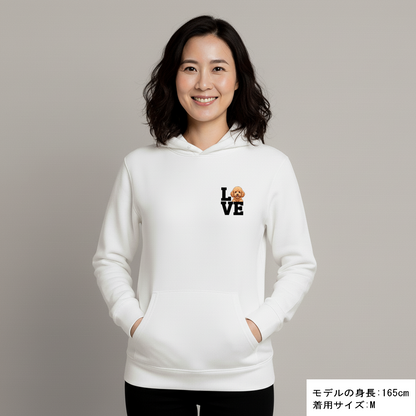 犬 パーカー 犬イラスト いぬ かわいい プードル Love-Poodle