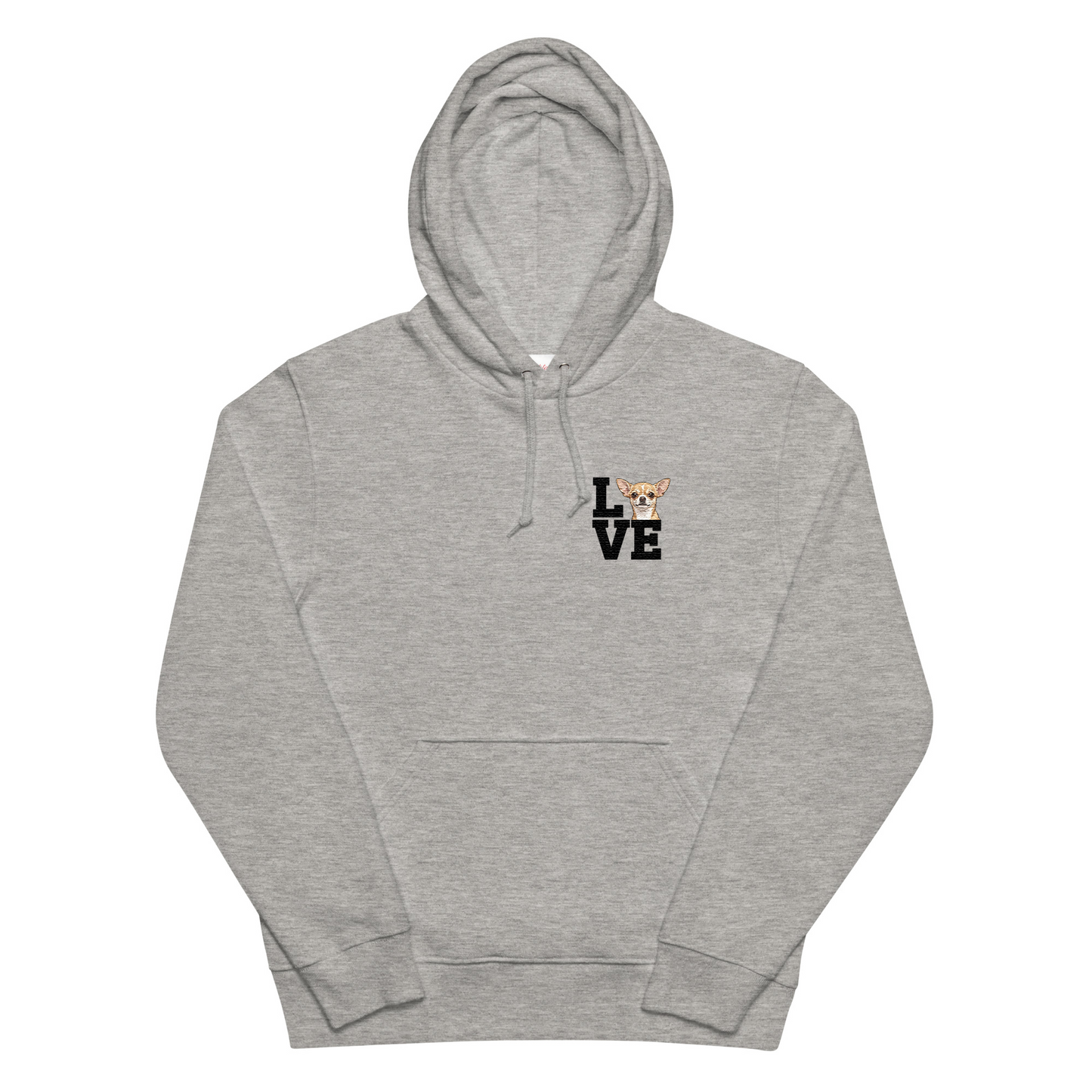 犬 パーカー 犬イラスト かわいい チワワ Love-Chiwawa