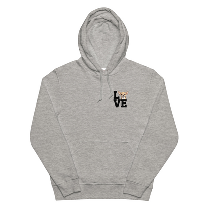 犬 パーカー 犬イラスト かわいい チワワ Love-Chiwawa