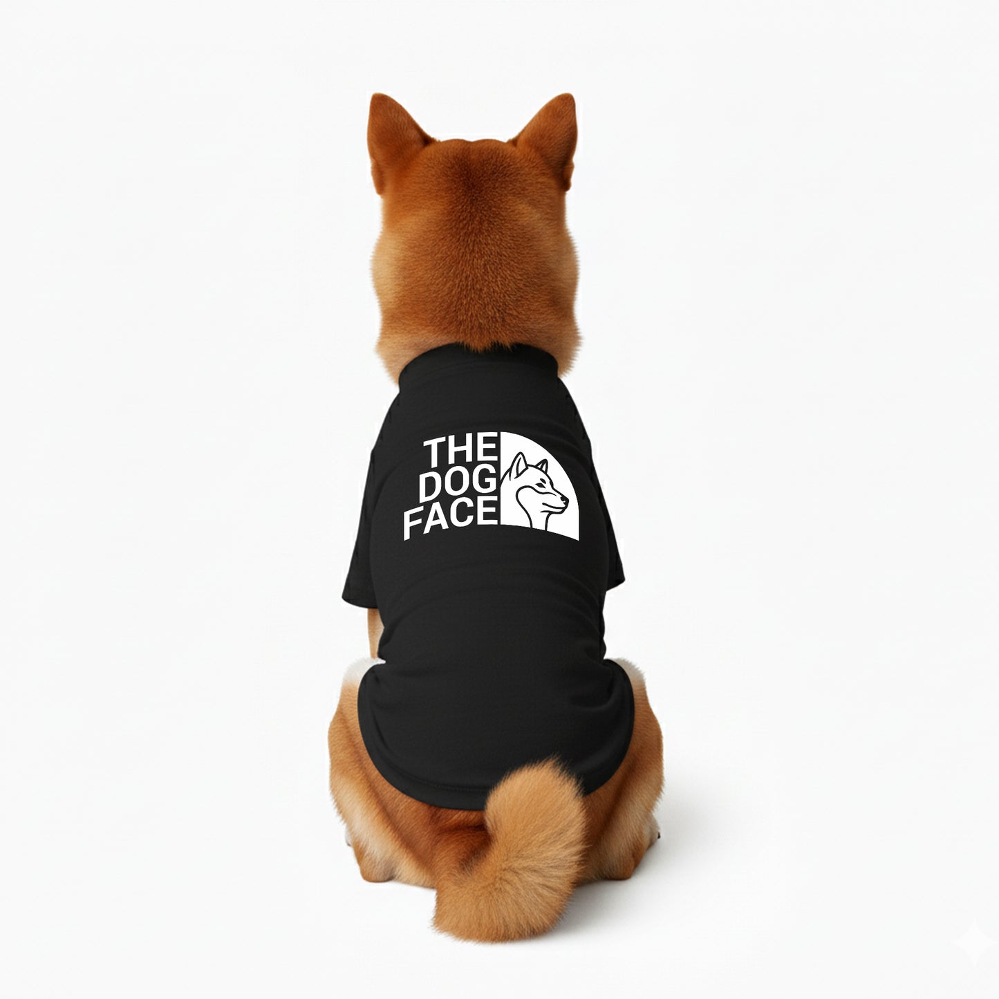 THE DOG FACE 柴犬デザイン 犬用Tシャツ ワンちゃんTシャツ 犬服 柴犬Tシャツ｜綿100%・小型～中型犬