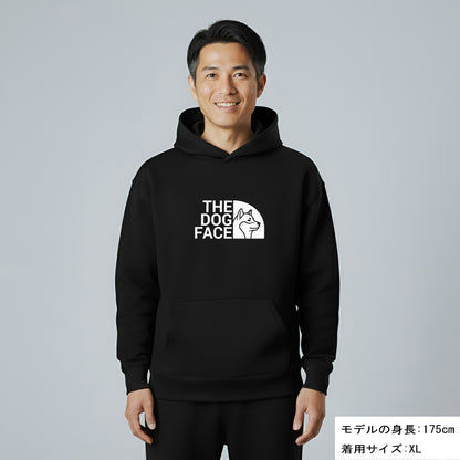 犬 パーカー 犬イラスト いぬ かわいい 柴犬 THE DOG FACE Shiba