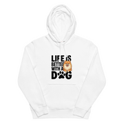 犬 パーカー 犬イラスト いぬ かわいい ポメラニアン  Life is better with a Pomeranian