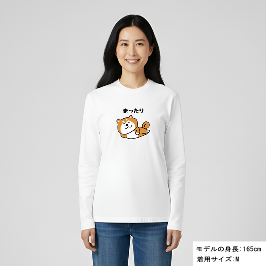 犬 ロン t 犬 長袖 t シャツ いぬ 犬イラストまったり