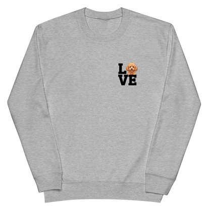 犬 トレーナー いぬ かわいい 犬イラスト プードル Love-Poodle