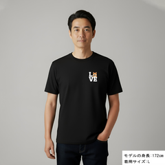 犬 tシャツ 犬イラスト柴犬  Love-Shiba｜アダルト&キッズサイズ