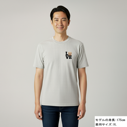犬 tシャツ 犬イラスト ゴールデンレトリバー Love-Golden｜アダルト&キッズサイズ