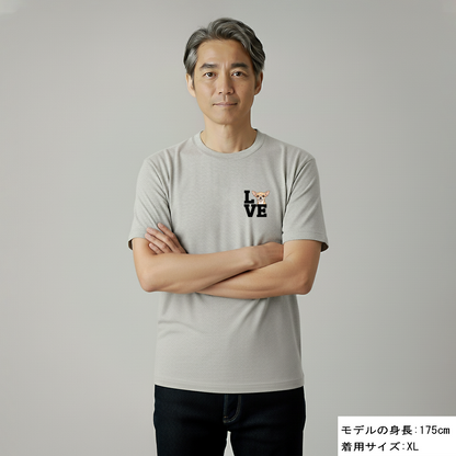 犬 tシャツ 犬イラストチワワ Love-Chiwawa｜アダルト&キッズサイズ