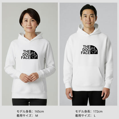 犬 パーカー 犬イラスト いぬ かわいい 柴犬 THE DOG FACE Shiba