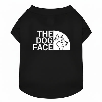 THE DOG FACE 柴犬デザイン 犬用Tシャツ ワンちゃんTシャツ 犬服 柴犬Tシャツ｜綿100%・小型～中型犬