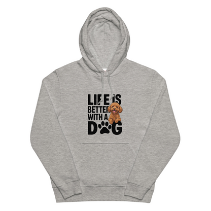 犬 パーカー 犬イラスト いぬ かわいい プードル Life is better with a Poodle