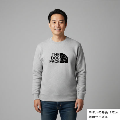 犬 トレーナー いぬ かわいい 犬イラストプードル THE DOG FACE Poodle