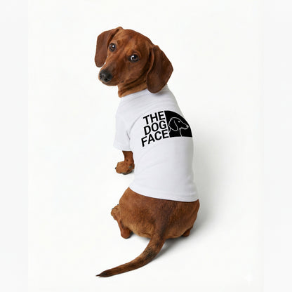THE DOG FACE Dáchhun デザイン 犬用Tシャツ ワンちゃんTシャツ 犬服 柴犬Tシャツ｜綿100%・小型～中型犬