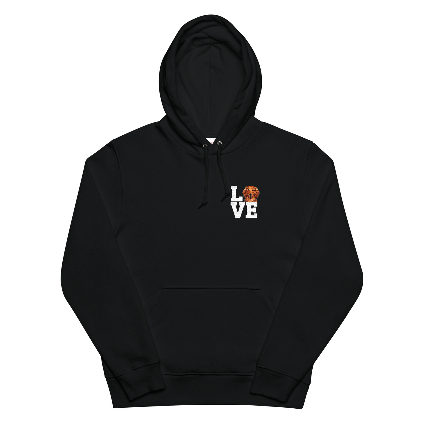 犬 パーカー 犬イラスト いぬ かわいい ダックス フンド Love-Dachshund