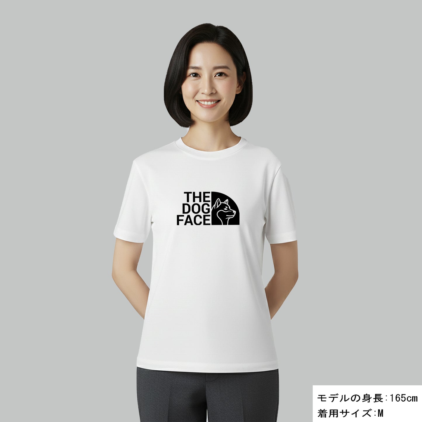 犬 tシャツ 犬イラスト 柴犬 THE DOG FACE Shiba｜アダルト&キッズサイズ