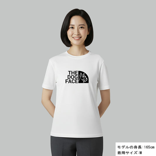 犬 tシャツ 犬イラストTHE DOG FACE ミニチュア・シュナウザーデザイン｜アダルト&キッズサイズ