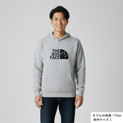 犬 パーカー 犬イラスト いぬ かわいい 柴犬 THE DOG FACE Shiba