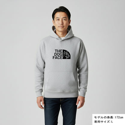 犬 パーカー 犬イラスト いぬ かわいい THE DOG FACE ミニチュア・シュナウザーデザイン