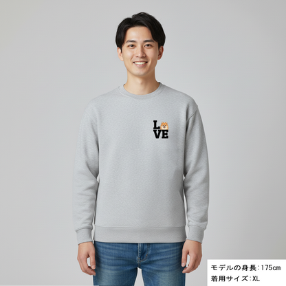 犬 トレーナー いぬ かわいい 犬イラストポメラニアン Love-Pomeranian