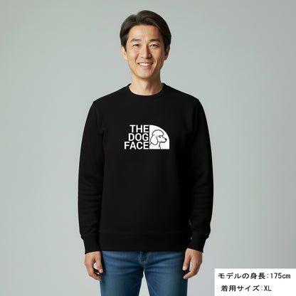 犬 トレーナー いぬ かわいい 犬イラストプードル THE DOG FACE Poodle