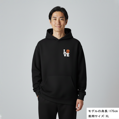 犬 パーカー 犬イラスト いぬ かわいい ダックス フンド Love-Dachshund