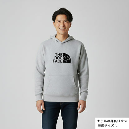 犬 パーカー 犬イラスト いぬ かわいい THE DOG FACE ダックスフンド