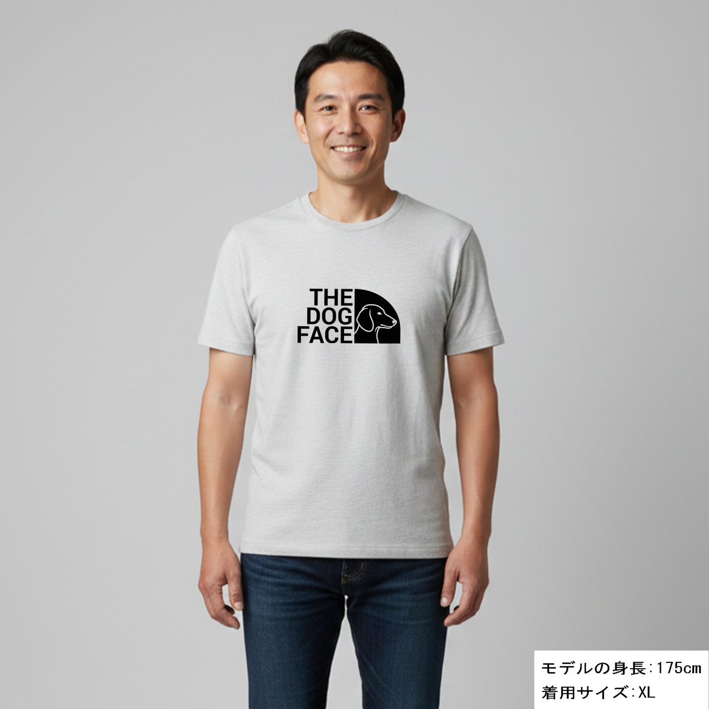 犬 tシャツ 犬イラスト THE DOG FACE ダックスフンド｜アダルト&キッズサイズ