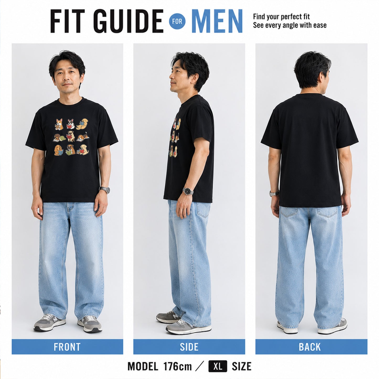 読書犬 キャンプ Tシャツ 犬好き 本好き アウトドア プレゼント