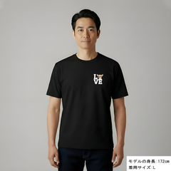 犬 tシャツ 犬イラストチワワ Love-Chiwawa｜アダルト&キッズサイズ